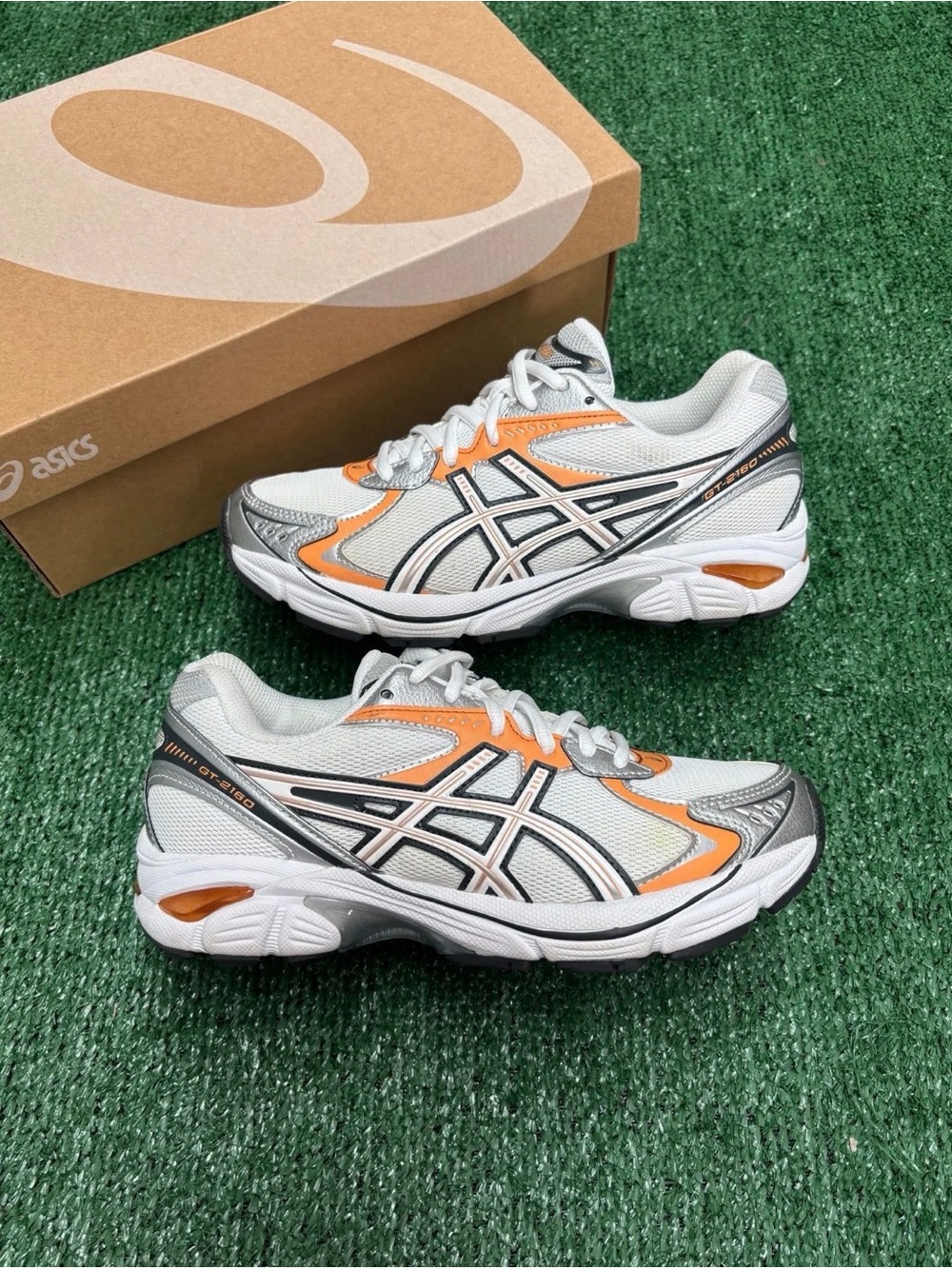 ASIC GT 2160 WHITE ORANGE LILY SIZE 5Y